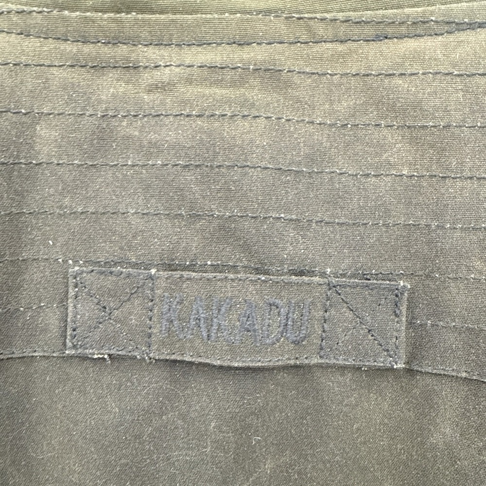 Kakadu Mens Oilskin Wax Tactical Vest Size Large Outdoors Fishing Australia - Picture 8 of 12